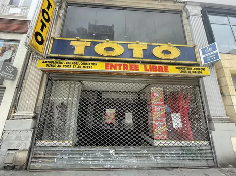 Toto, c'est fini : le magasin de tissu de Lille a baissé le rideau
