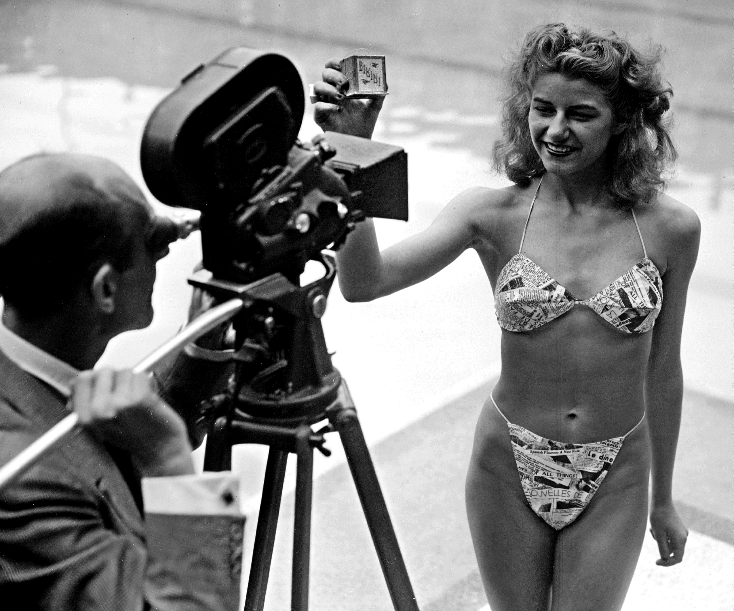 Micheline Bernardini en bikini. @AFP