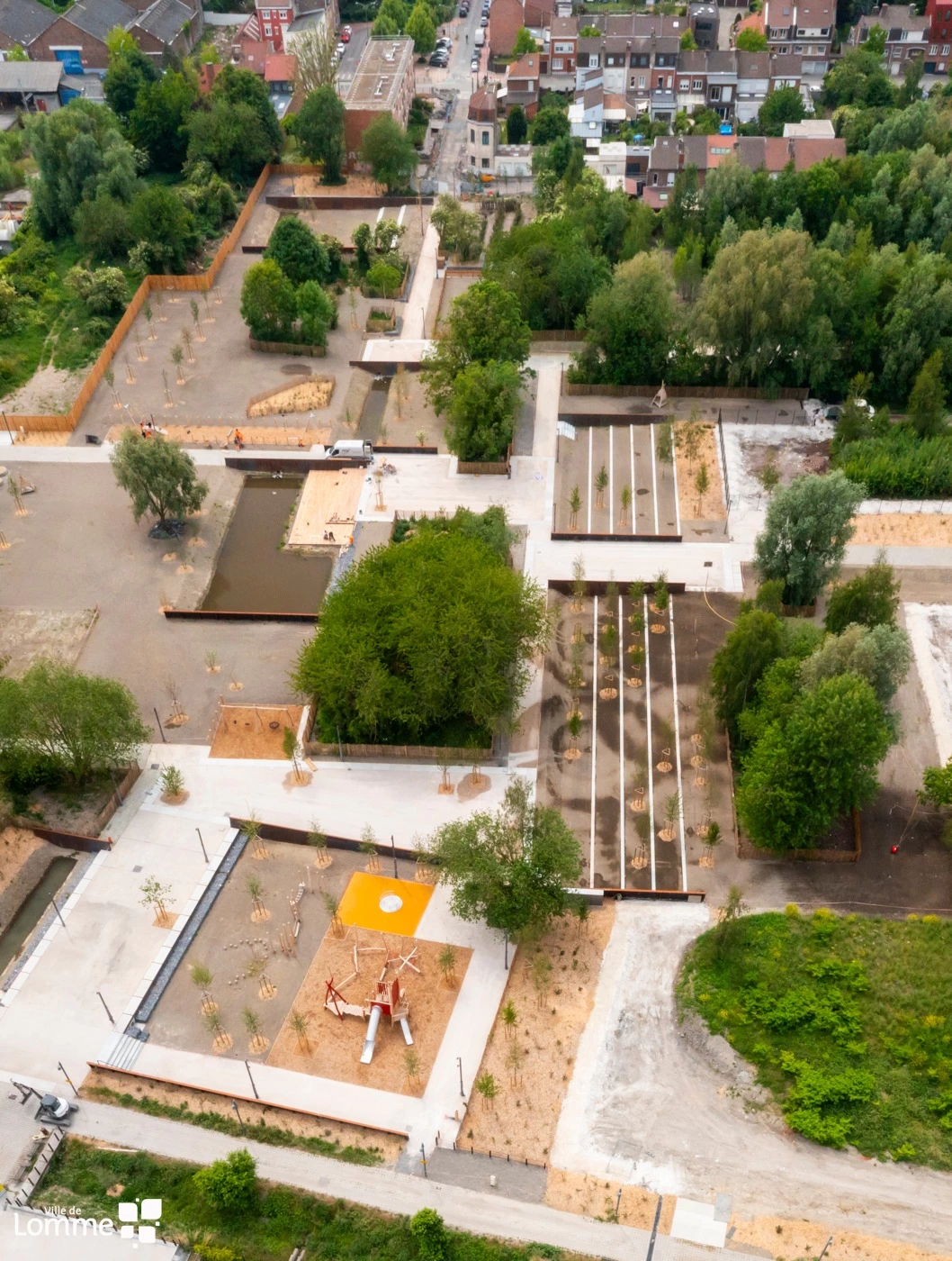 155 arbres ont été sauvegardés et 233 replantés. @Ville de Lomme