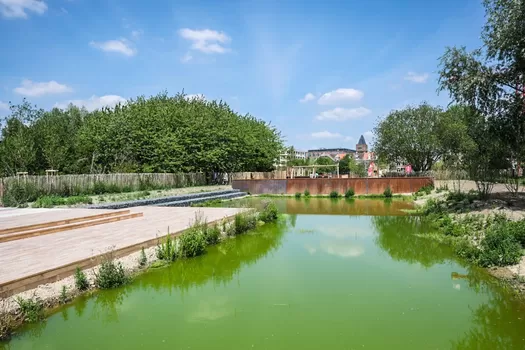  À Lomme, un tout nouveau parc de 2,4 hectares vient de sortir de terre au bord de la Deûle