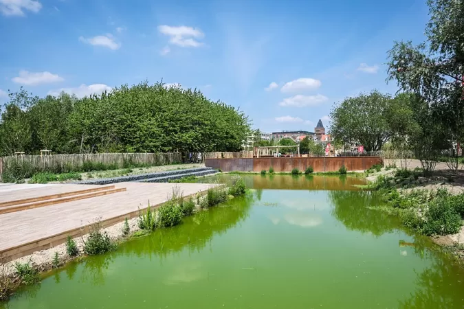  À Lomme, un tout nouveau parc de 2,4 hectares vient de sortir de terre au bord de la Deûle