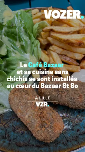 Le Café Bazaar et sa cuisine sans chichis se sont installés au cœur du Bazaar St So à Lille