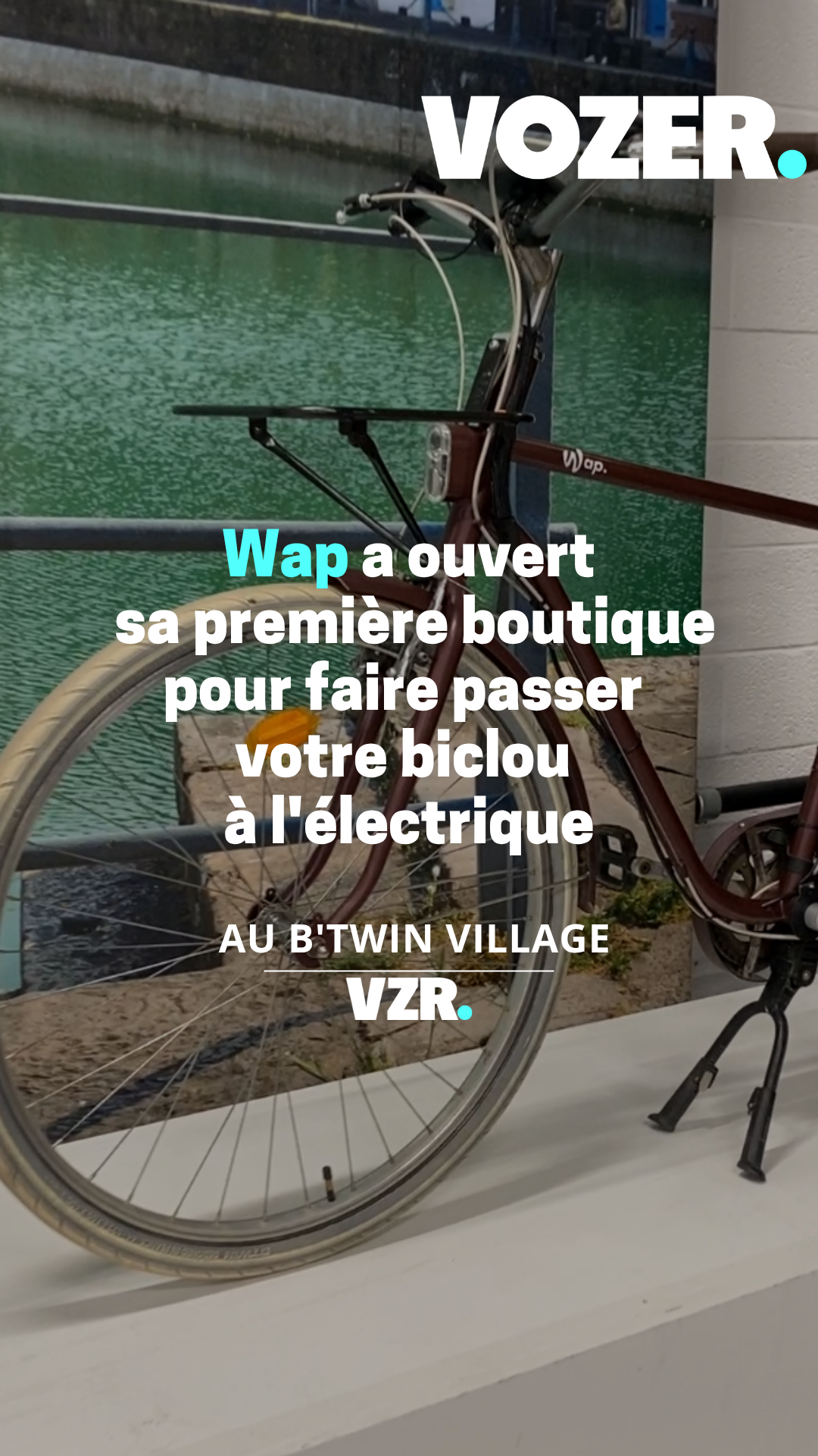 Wap a ouvert sa première boutique pour faire passer votre biclou à l'électrique au B'twin Village