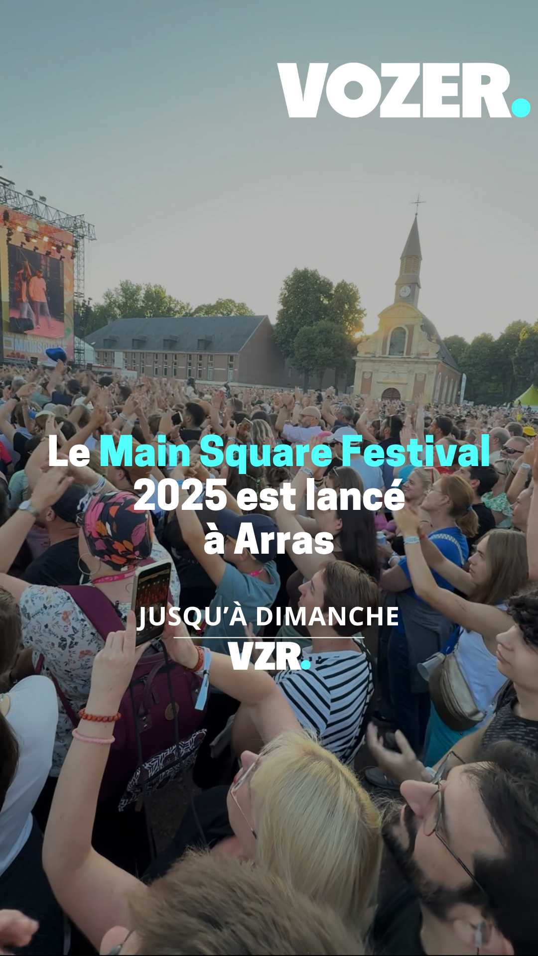 Le Main Square Festival 2025 est lancé à Arras jusqu'à dimanche