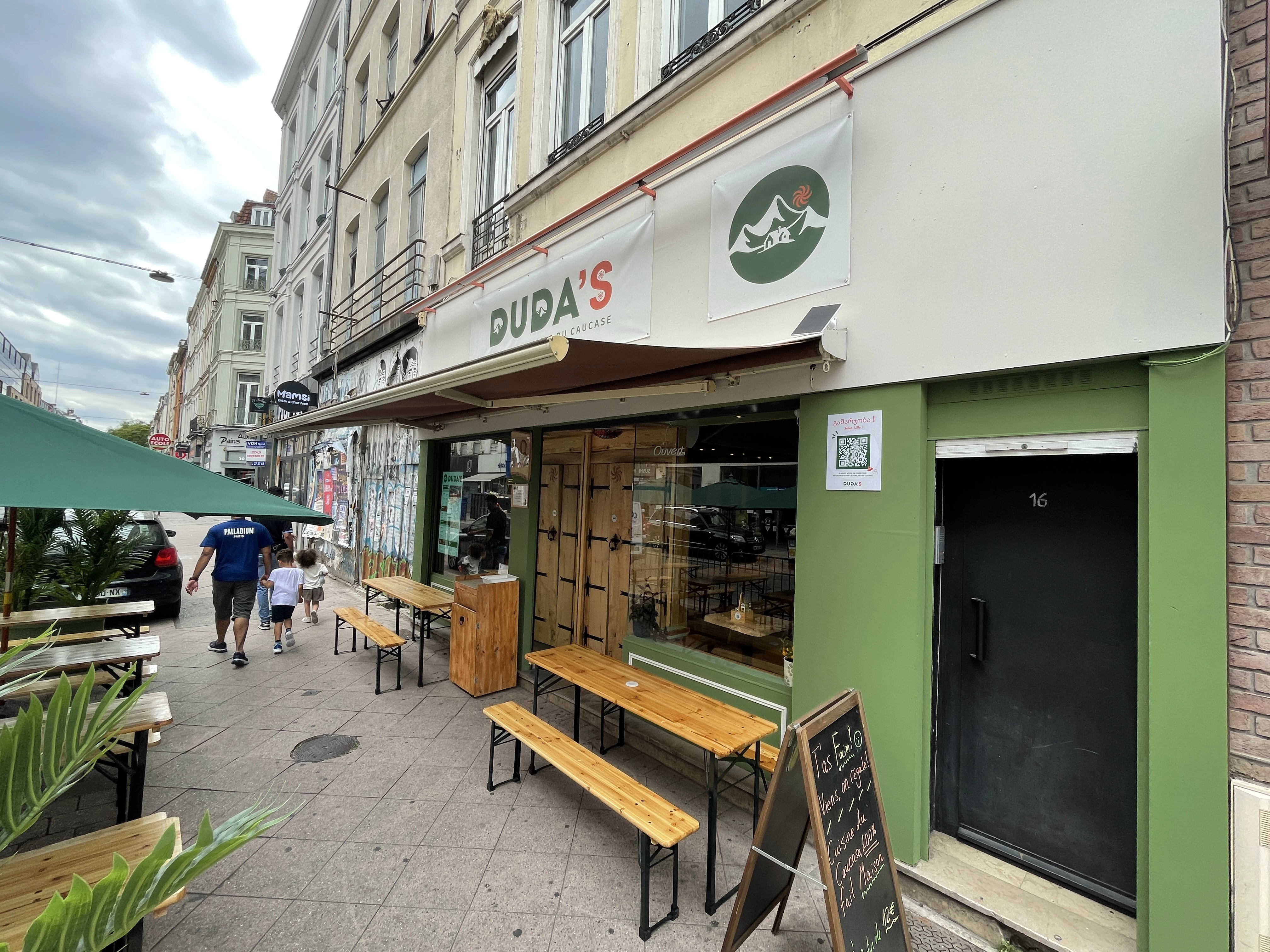 Le restaurant est situé au 18 rue Gambetta.