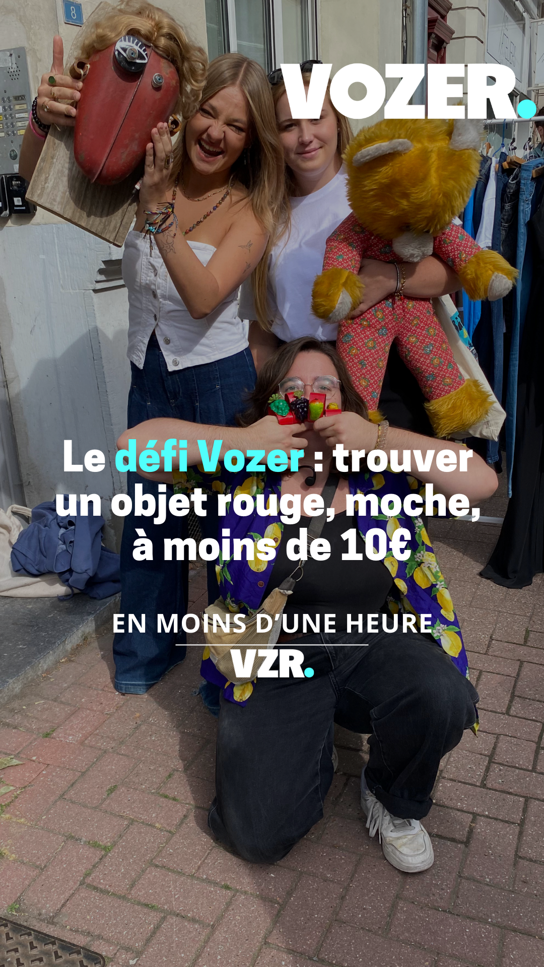 Le défi Vozer à la Braderie de Lille : trouver un objet rouge, moche et à moins de 10€