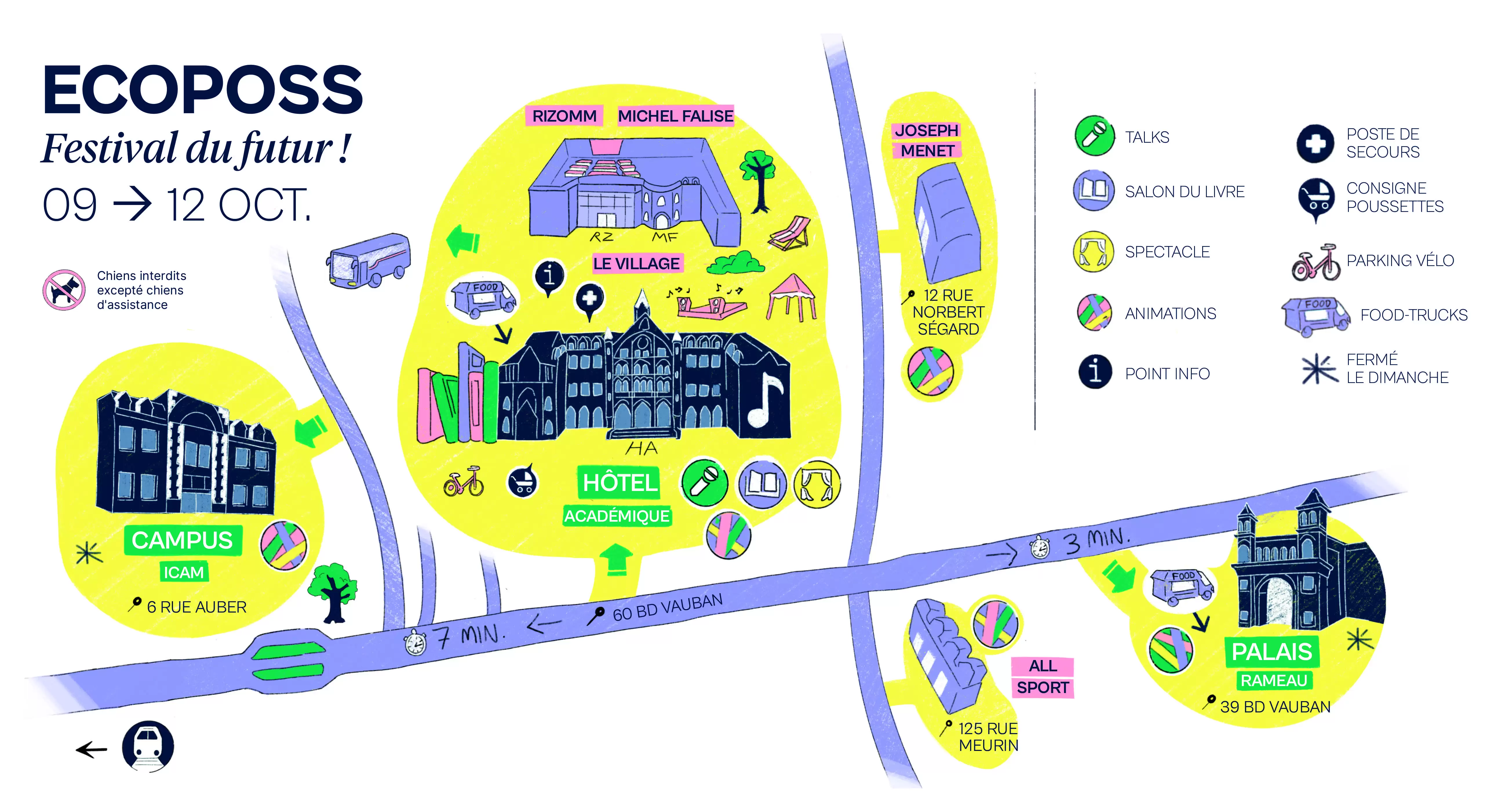 Le plan d'ECOPOSS. ©UCL