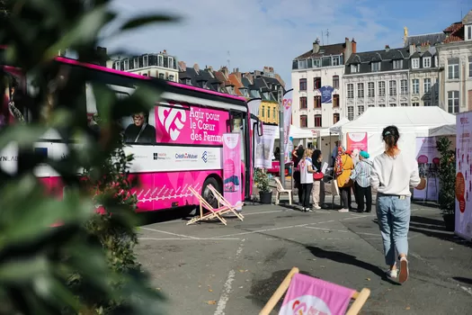 Le Bus du Cœur des femmes revient à Lille pour trois jours de dépistages gratuits